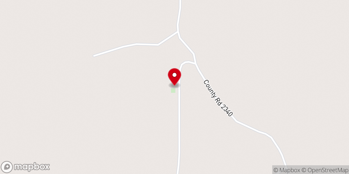 Map showing location of Cedar Grove Church