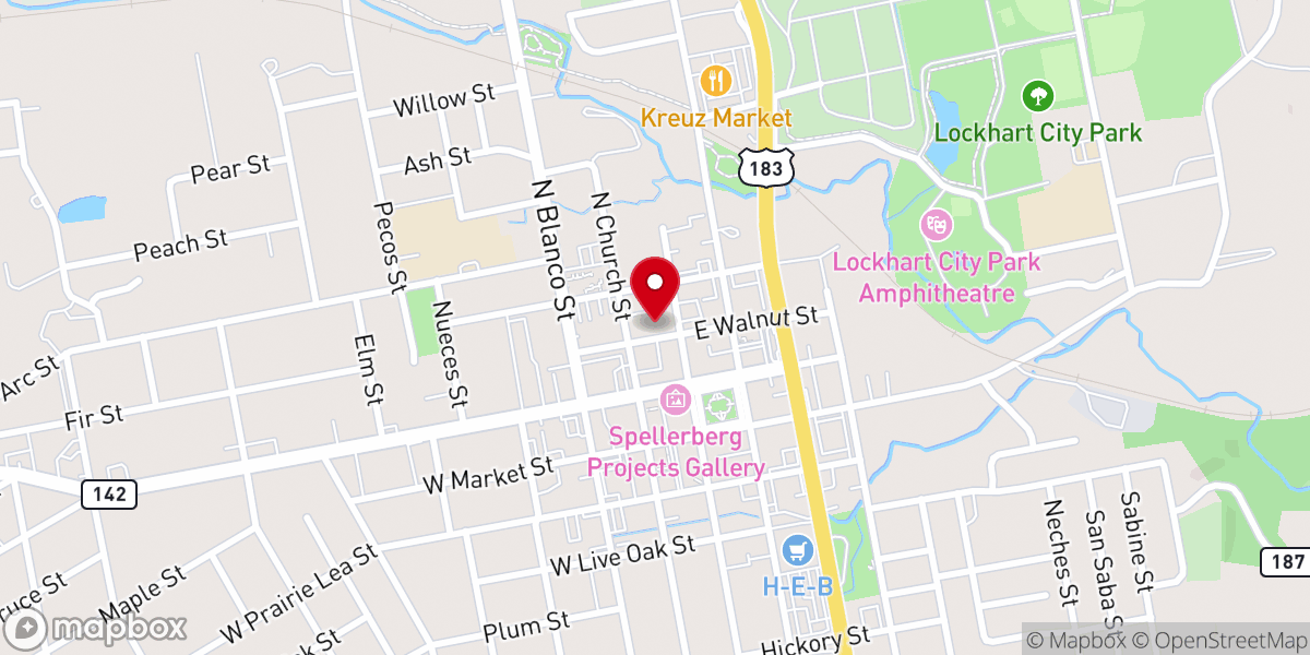 Map showing location of Harvest Community Church
