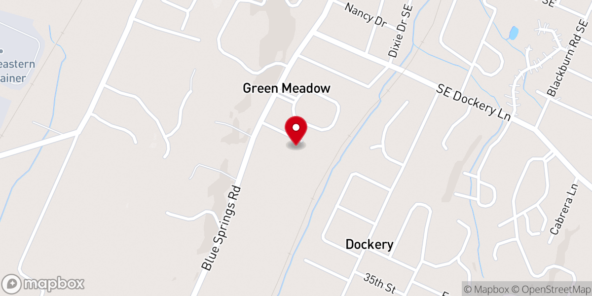 Map showing location of Freedom Fellowship Church