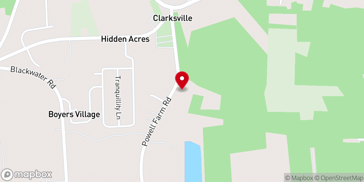Map showing location of Union Wesley United Methodist Church