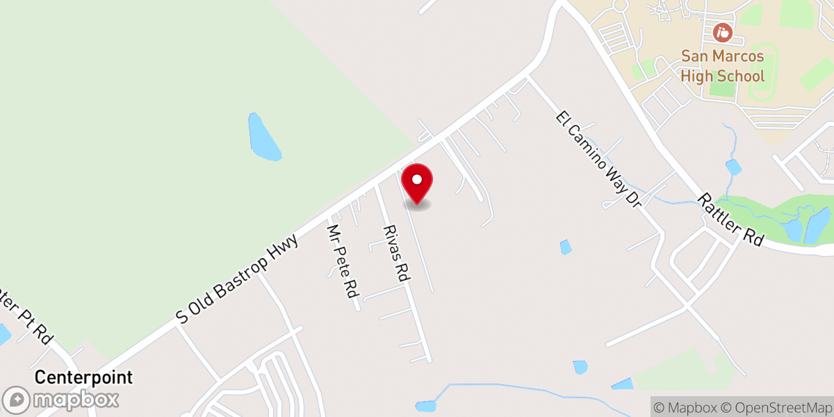 Map showing location of San Marcos Community Church