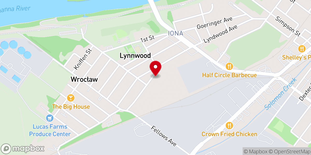 Map showing location of Apostolic Lighthouse United Pentecostal Church