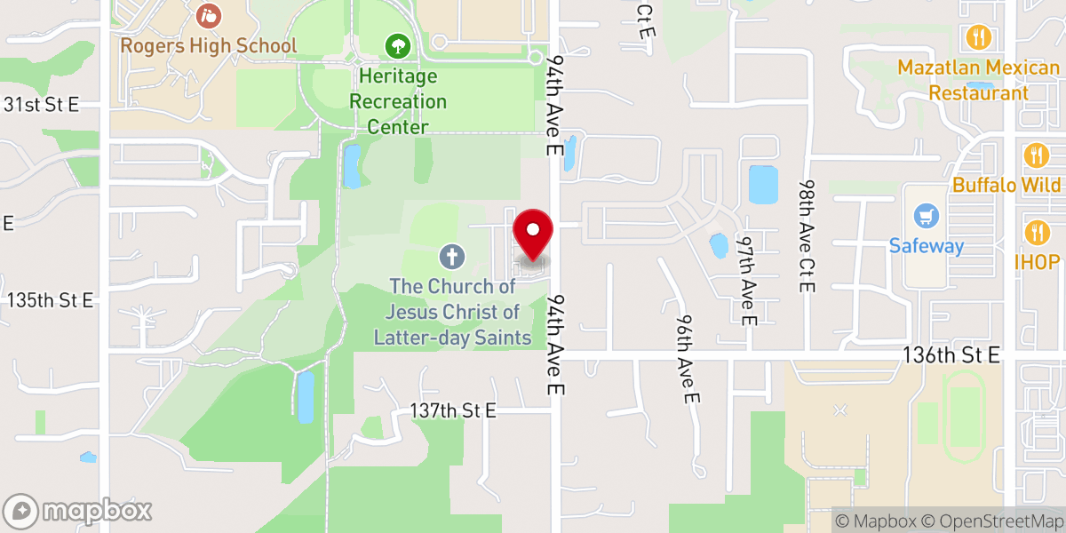 Map showing location of The Church of Jesus Christ of Latter-day Saints