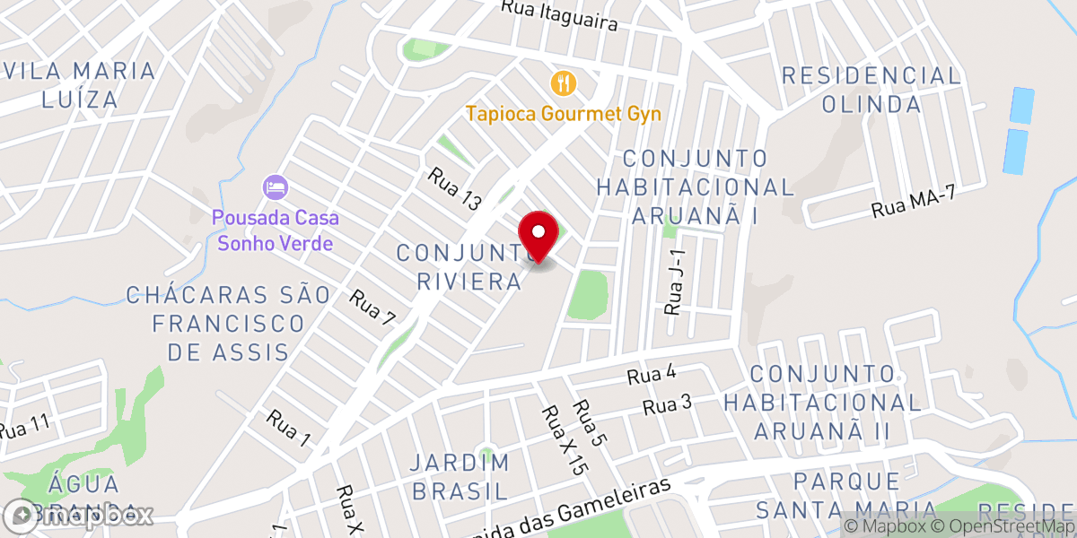 Map showing location of Igreja Batista Betel | Goiânia - GO