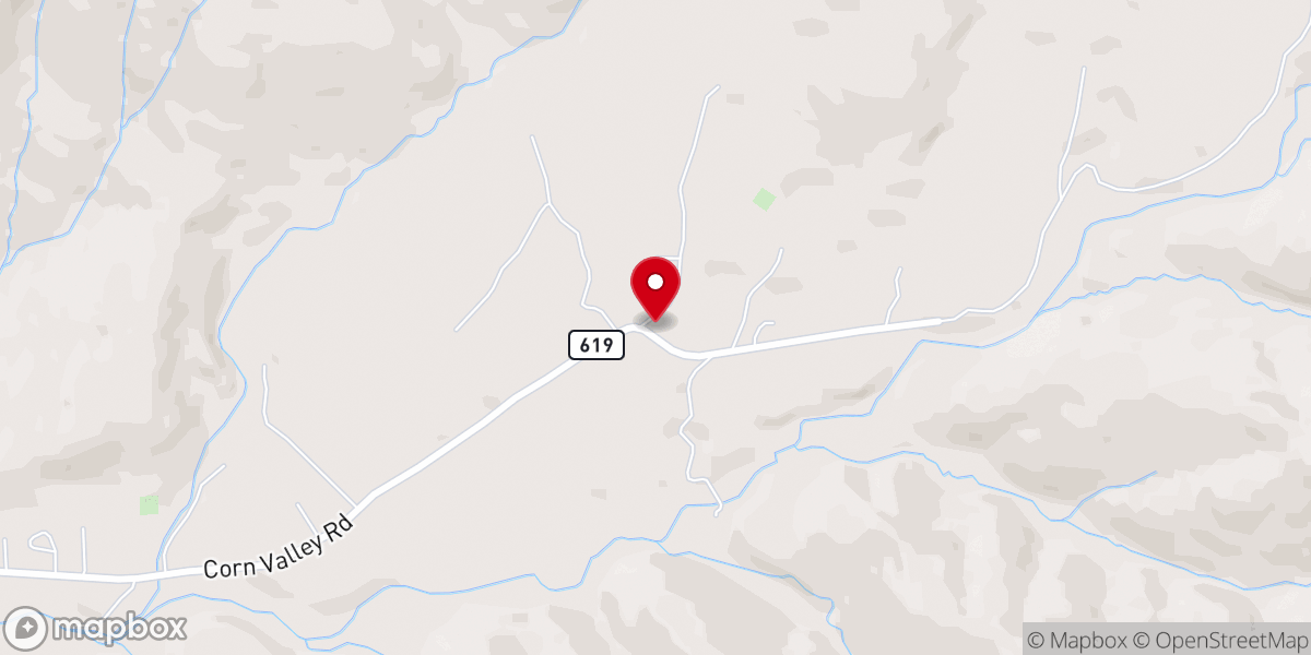 Map showing location of Snead Chapel