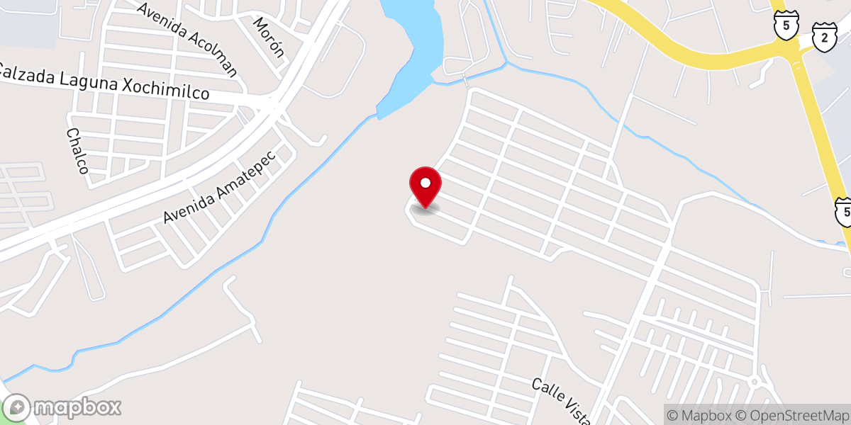 Map showing location of Casa de Dios Mexicali