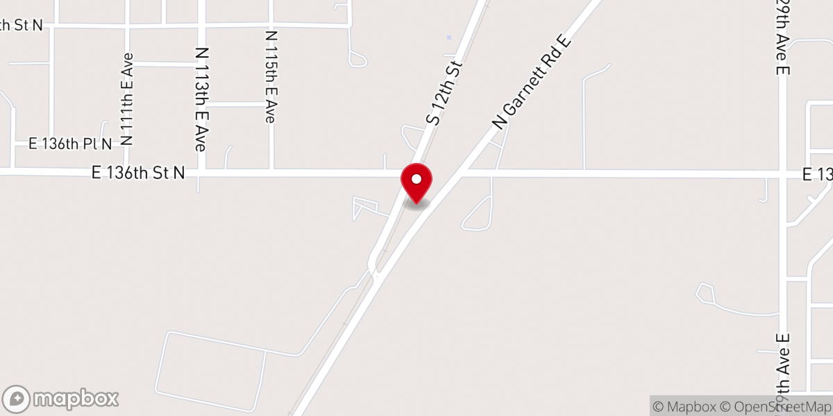 Map showing location of Driven Church