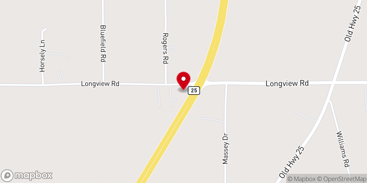 Map showing location of The Cross for Starkville