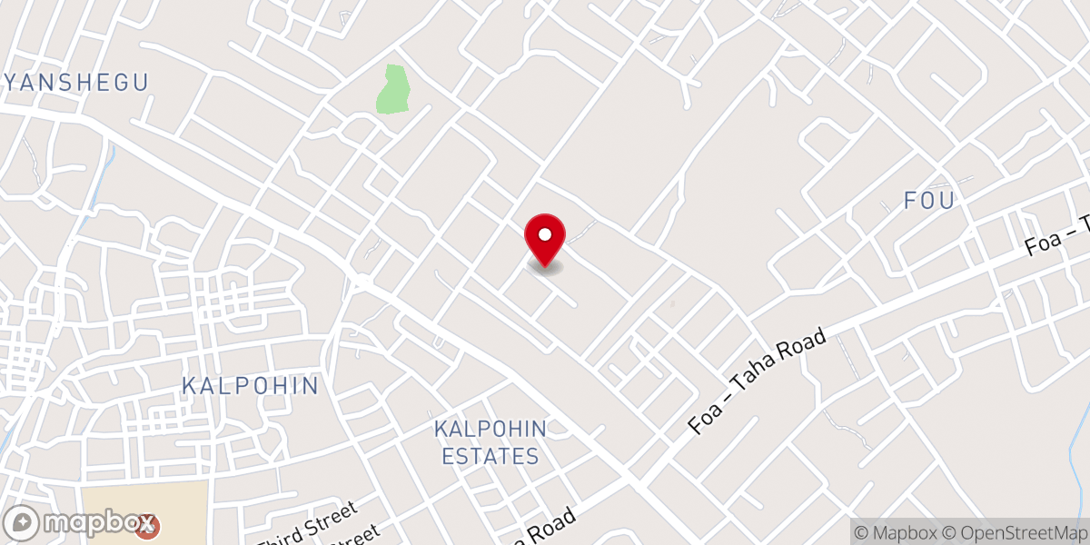 Map showing location of Icgc Kingdom Tamale