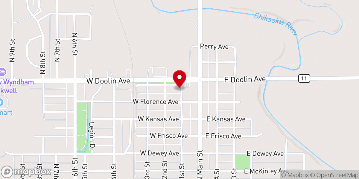 Map showing location of Set Free Outreach Ministries