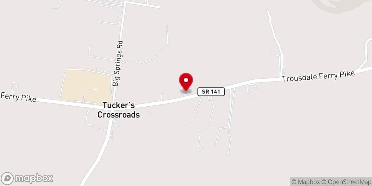 Map showing location of Bethlehem Church Of Christ
