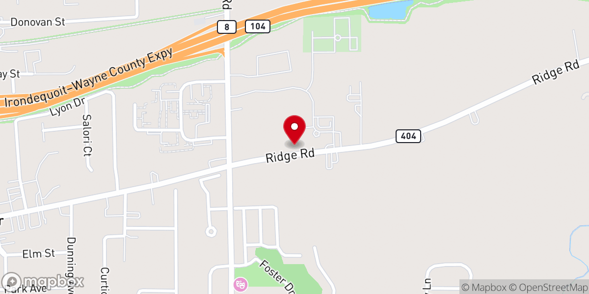 Map showing location of HOPE, A Social Justice Ministry