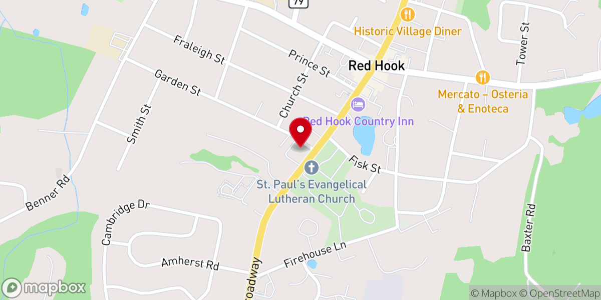 Map showing location of Saint Christophers Church