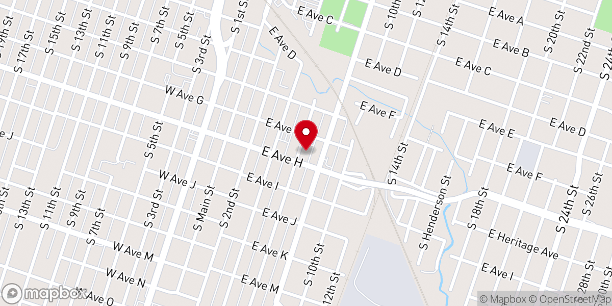 Map showing location of Our Lady of Guadalupe