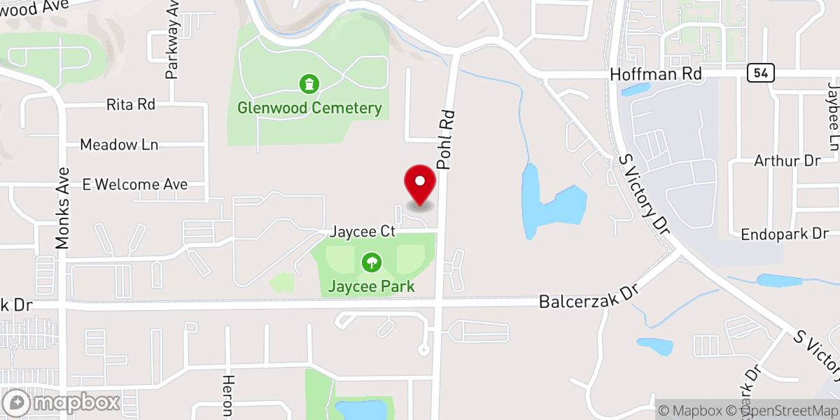 Map showing location of Mankato Seventh-day Adventist Church
