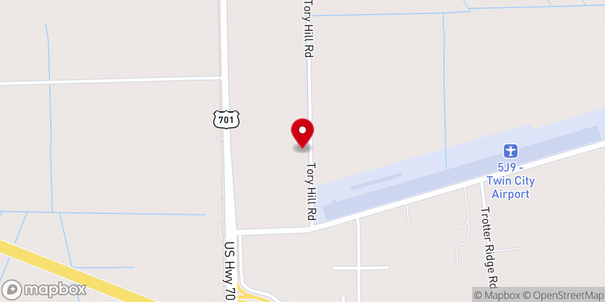 Map showing location of Grace Church & Christian Center