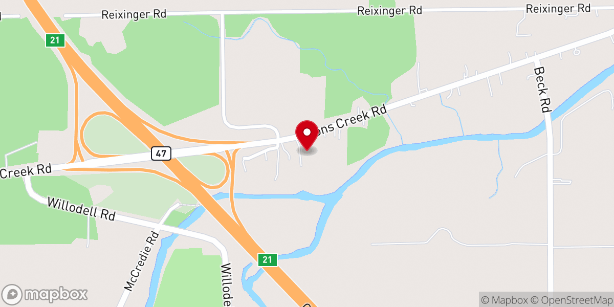 Map showing location of Islamic Society of Niagara Peninsula