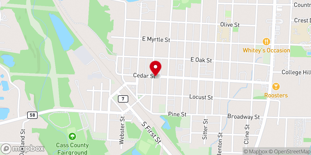 Map showing location of The Kellogg Opera House