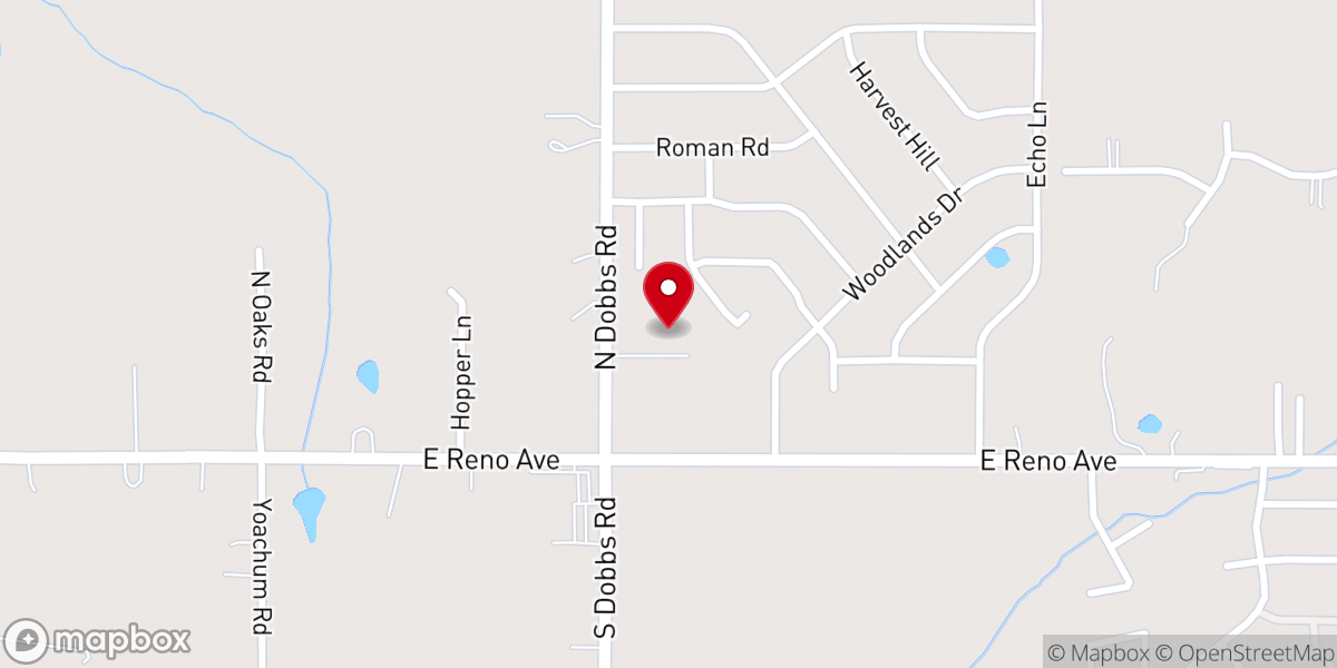 Map showing location of Faith Baptist Church