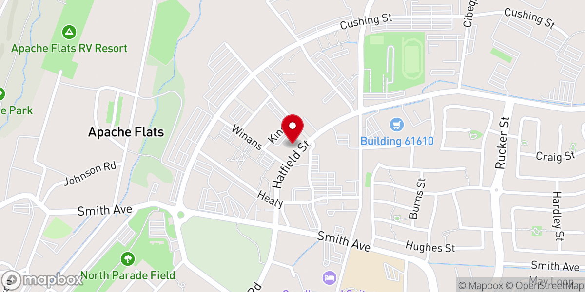 Map showing location of Office of the Staff Judge Advocate