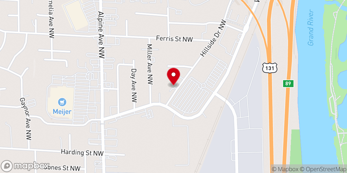 Map showing location of Annunciation Church