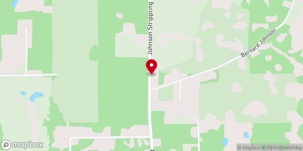 Map showing location of Friendship Baptist Church