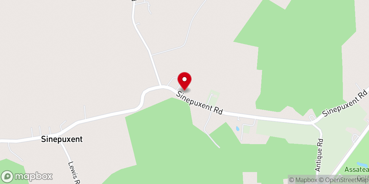 Map showing location of Saint Johns United Methodist Church