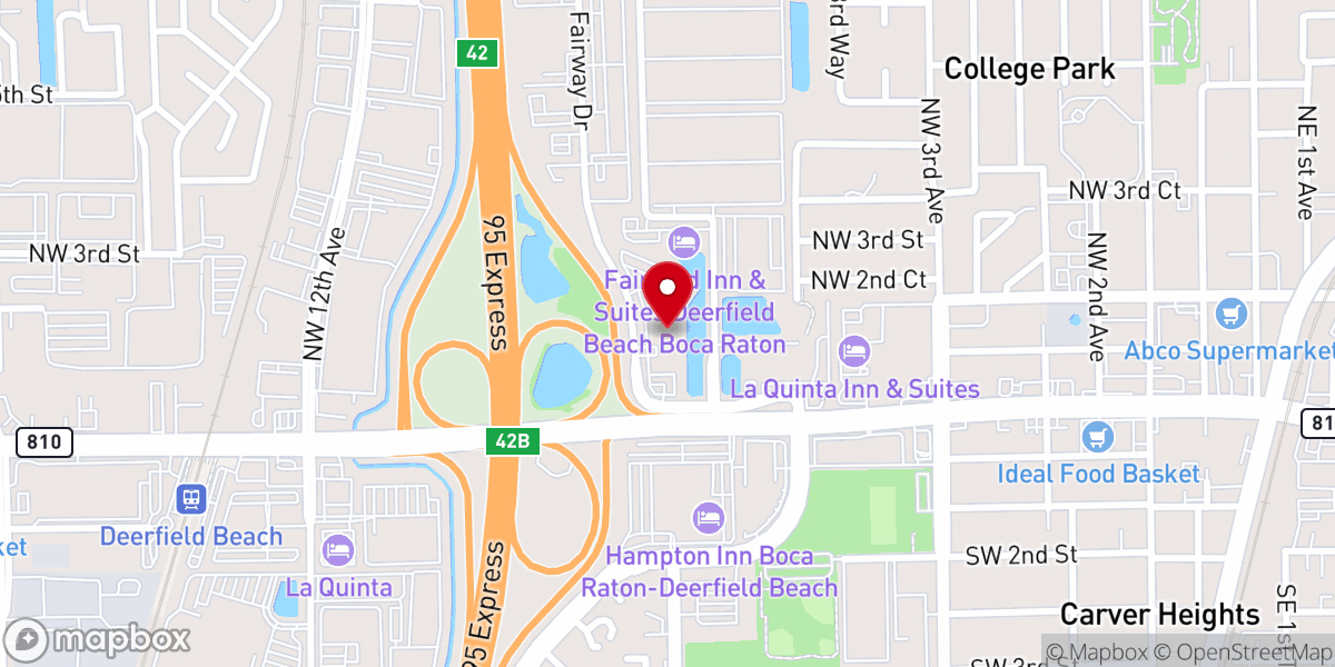 Map showing location of Iglesia Bautista Su Gracia