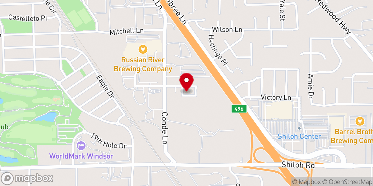 Map showing location of Living Word Family Church
