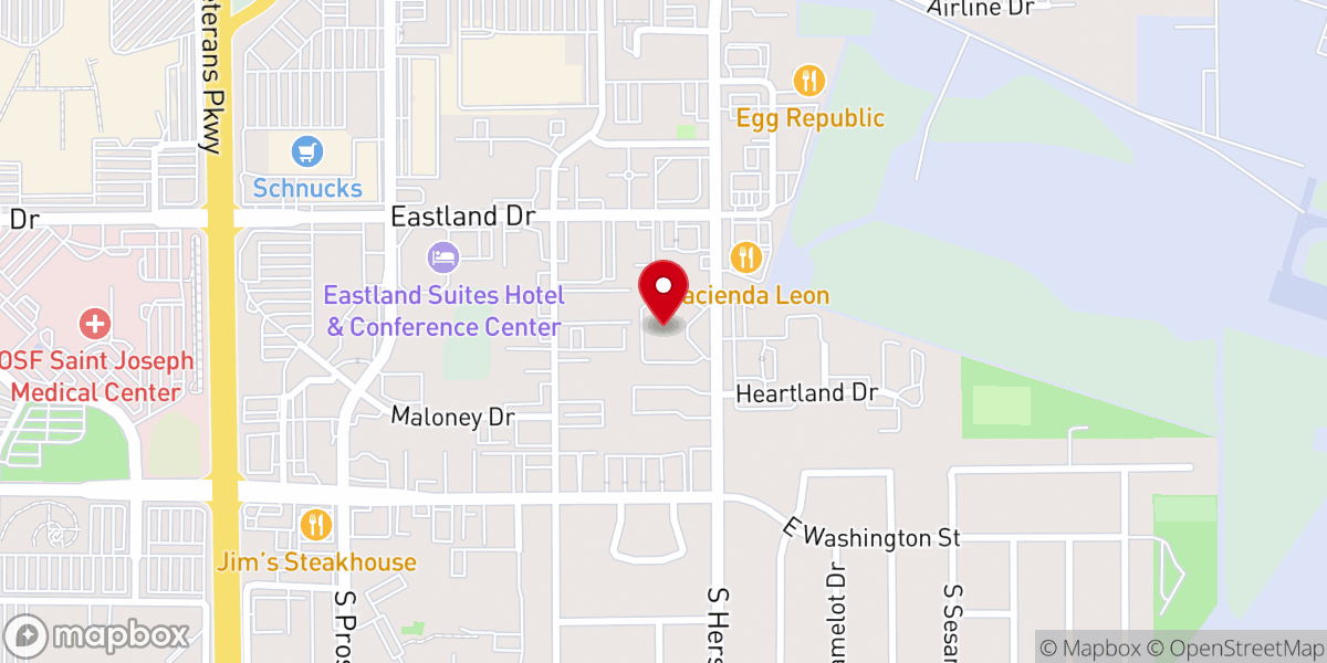 Map showing location of Mount Zion Christian Church
