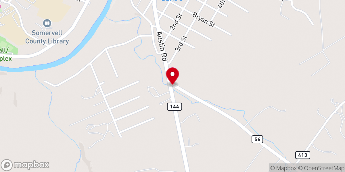 Map showing location of Maranatha Lighthouse Church