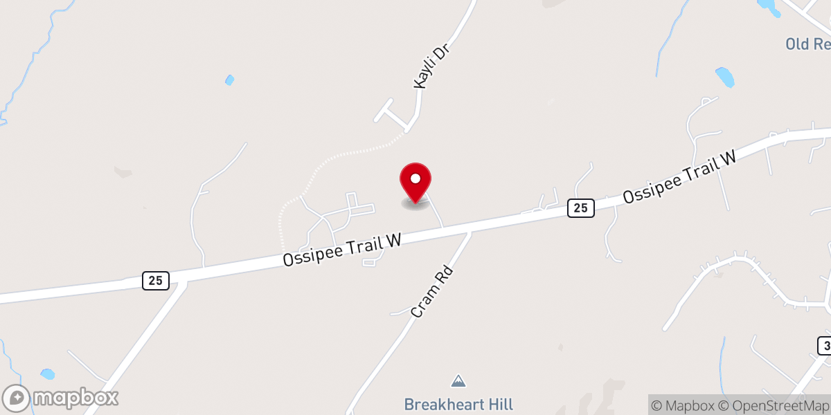 Map showing location of Standish Baptist Academy