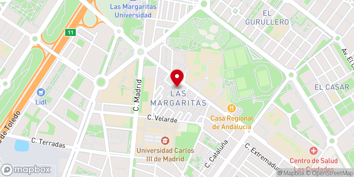 Map showing location of COMUNIDAD EVANGELICA MARANATHA DIOS ES FIEL