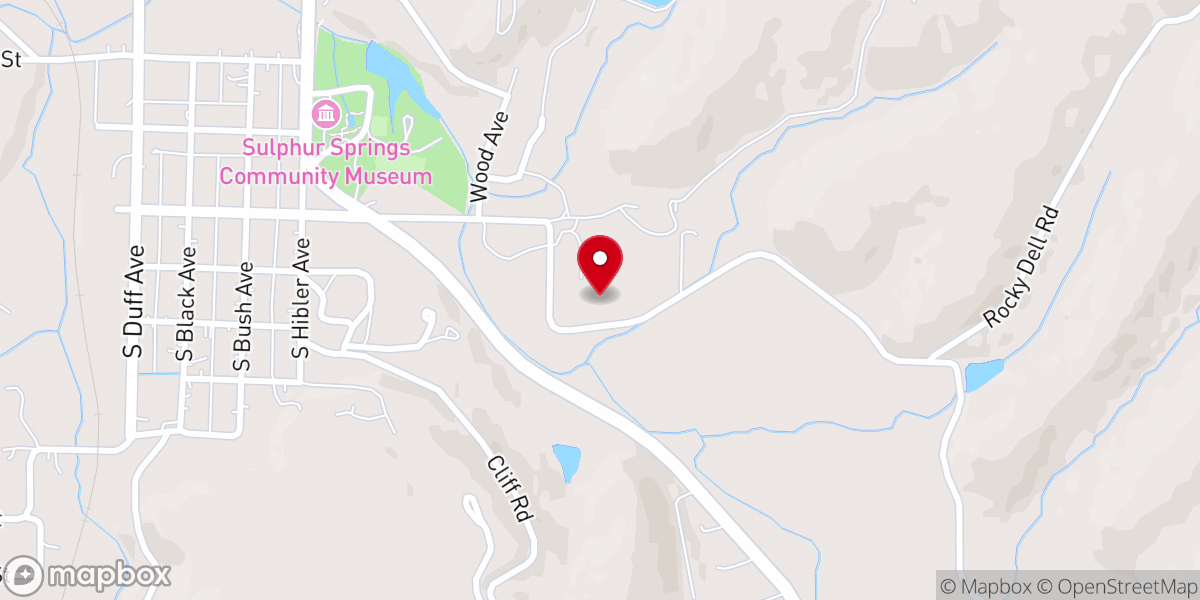 Map showing location of Fire Mountain Ministries Inc