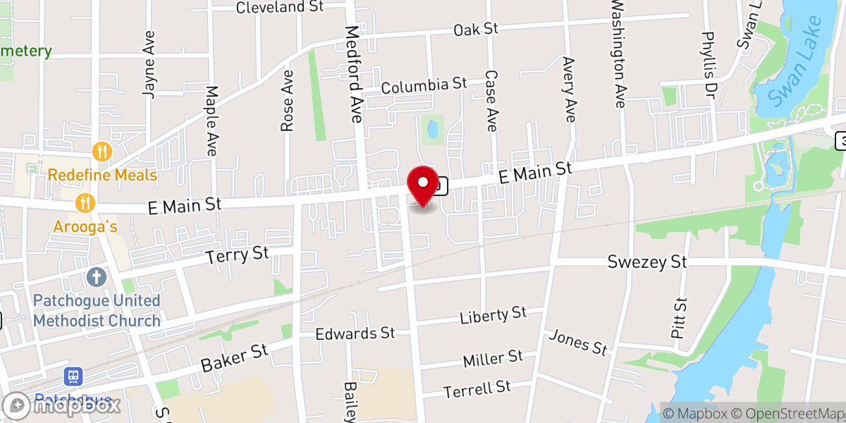 Map showing location of United Pentecostal Church