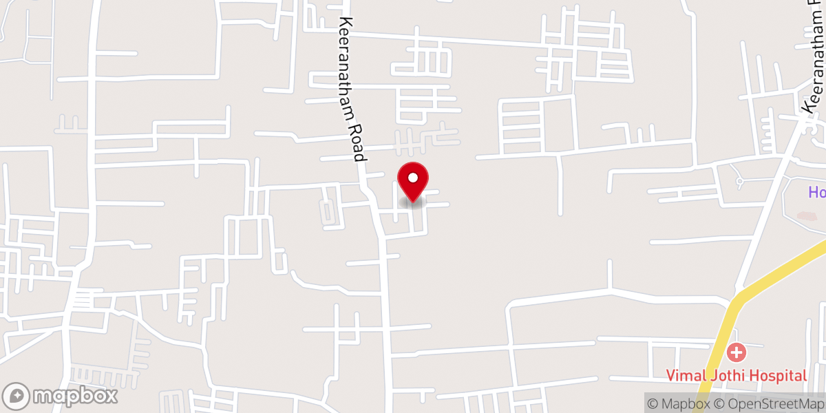 Map showing location of Bethel IPC Pentecostal Church Saravanampatti
