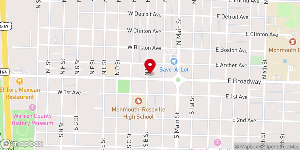 Map showing location of Immaculate Conception Roman Catholic Church