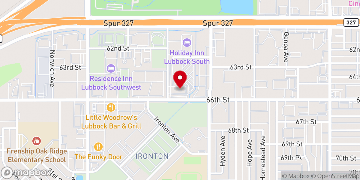 Map showing location of The Heights Fellowship