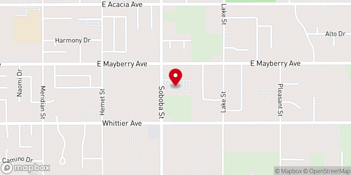 Map showing location of Holy Spirit Catholic Church