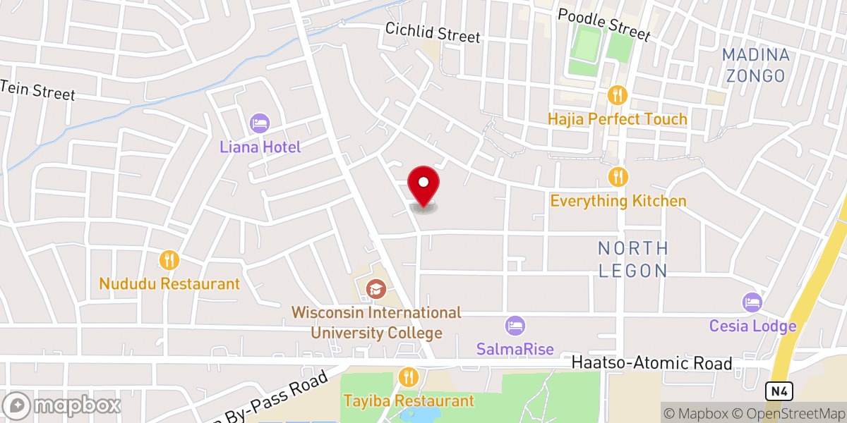 Map showing location of Charismatic Evangelistic Ministry (CEM)