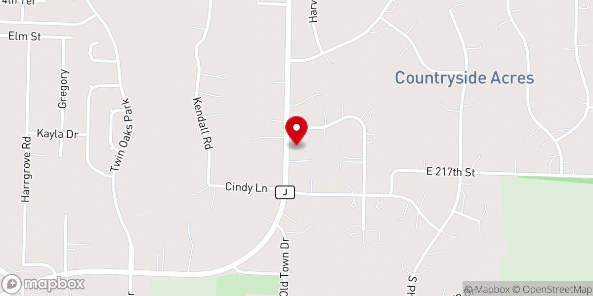 Map showing location of Word of Life Community Church