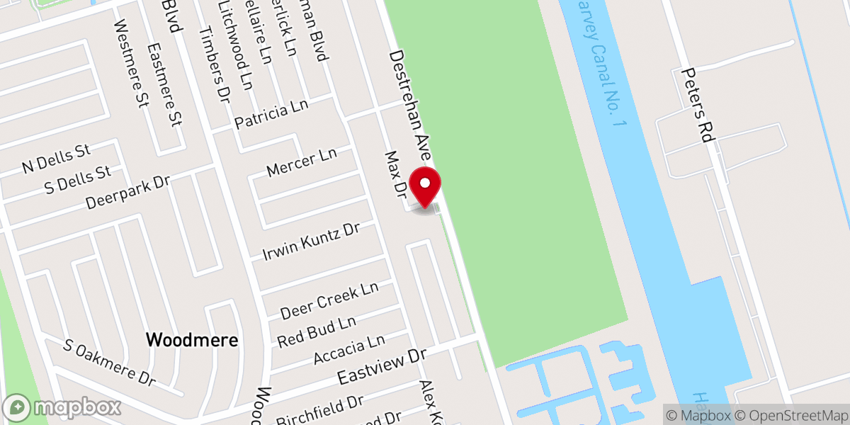Map showing location of The Living Gospel - Harvey