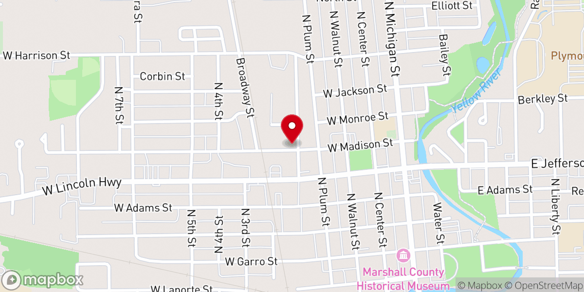 Map showing location of Plymouth Skate Center