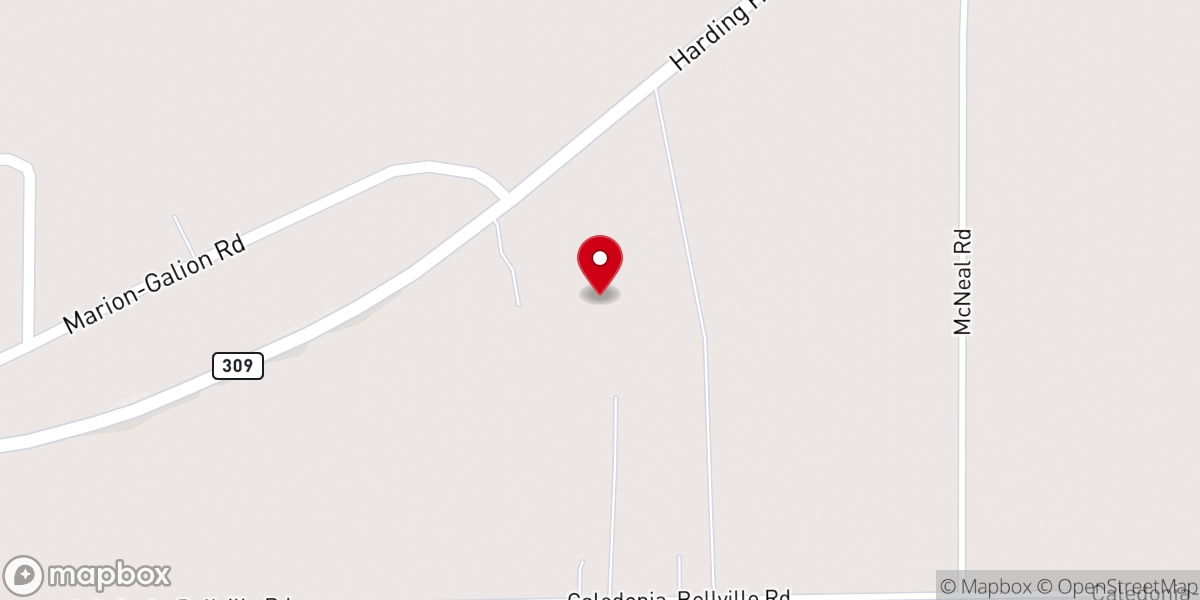 Map showing location of Freedom Fellowship Church