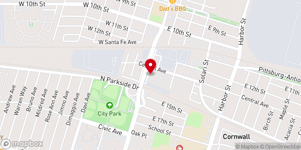 Map showing location of Forrest Memorial Church