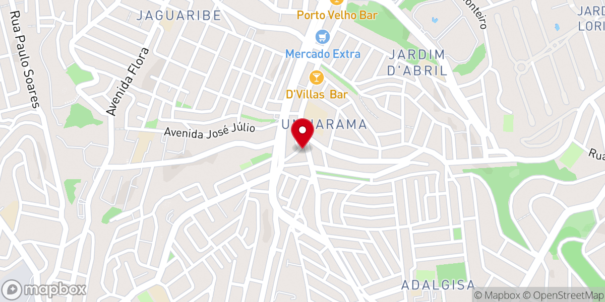 Map showing location of Comunidade Nossa Senhora Aparecida e Santo Expedito