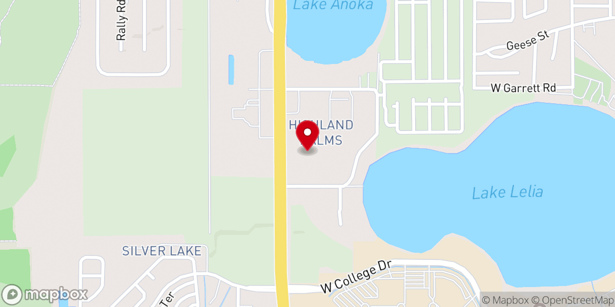 Map showing location of Life Church AP