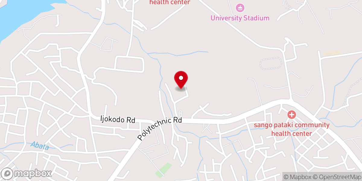 Map showing location of Independent Baptist Church, Ijokodo, Ibadan