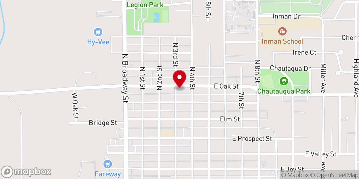 Map showing location of Hope For Life Church