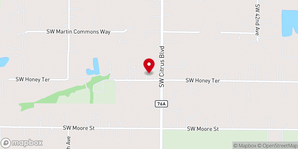 Map showing location of Episcopal Church of the Advent